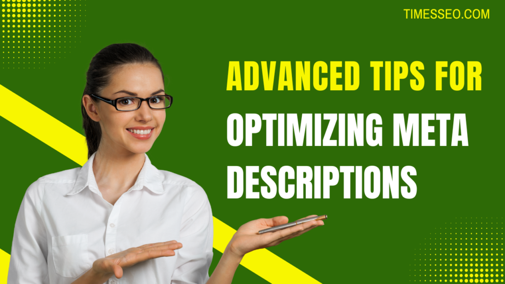 SEO meta description writing tips