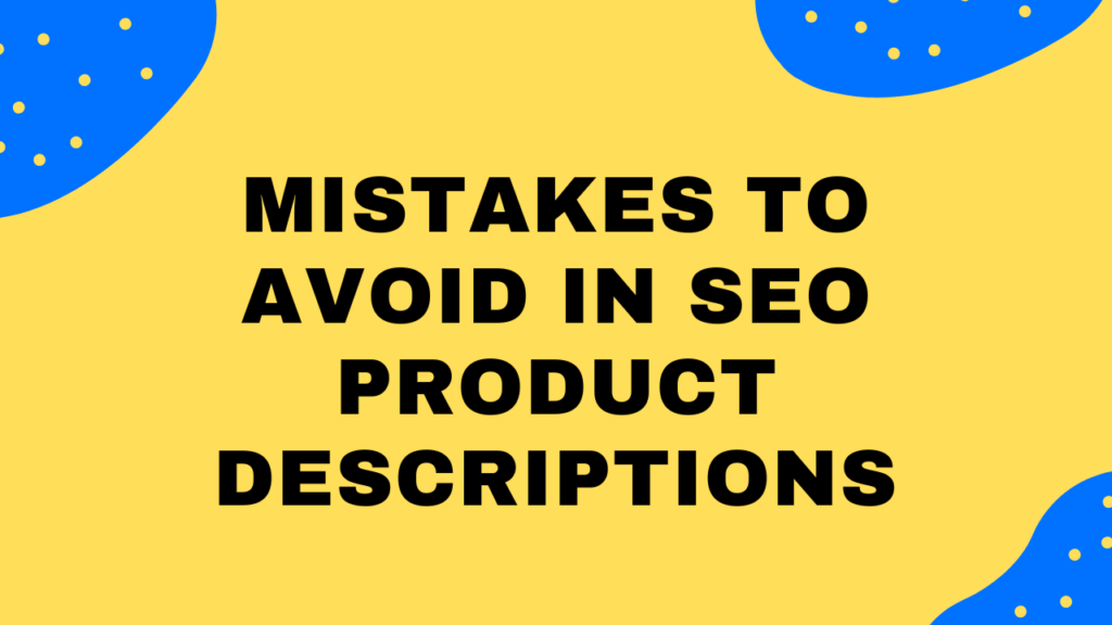 SEO product description templates