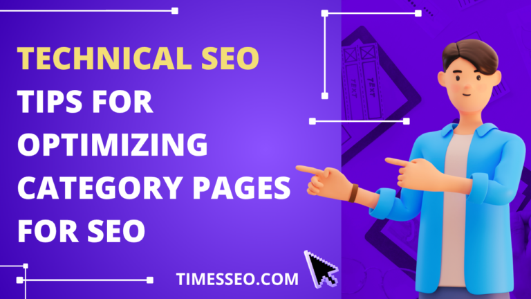 optimizing category pages for SEO