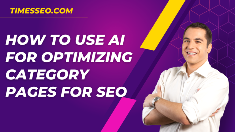 optimizing category pages for SEO