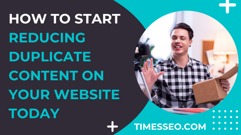 reducing duplicate content