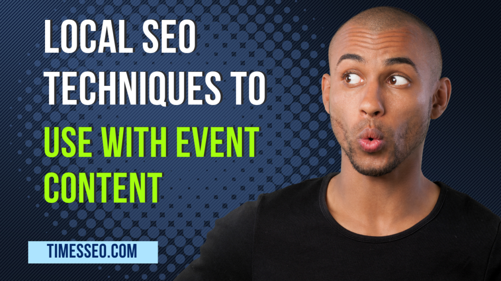 using local events in SEO content