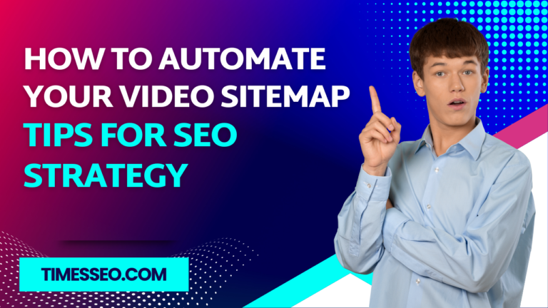 video sitemap tips for SEO