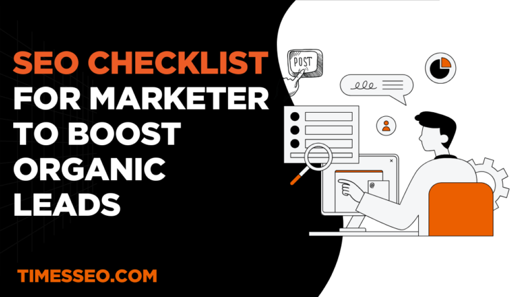 SEO checklist for marketer