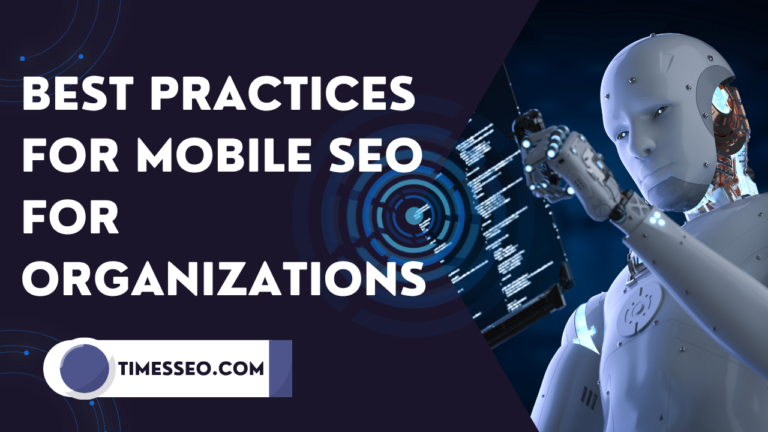 SEO for organizations