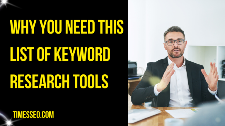 list of keyword research tools