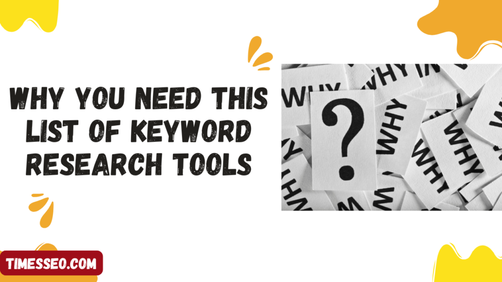 list of keyword research tools