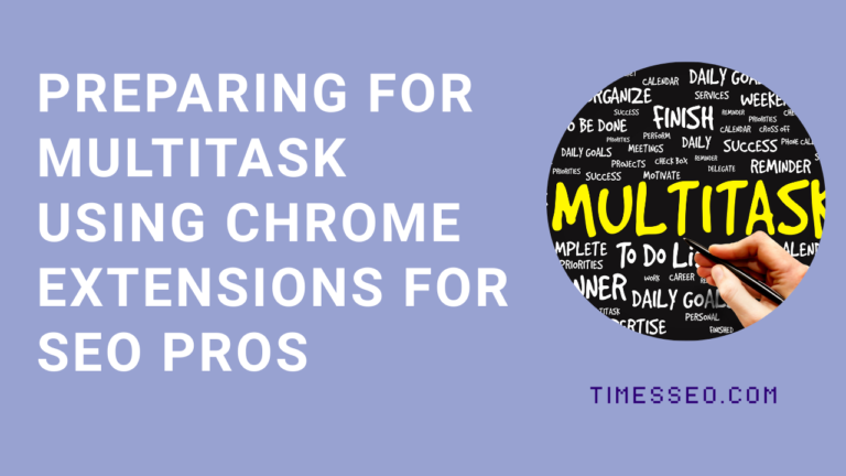 preparing for multitask