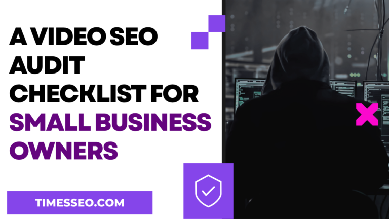 video SEO audit checklist