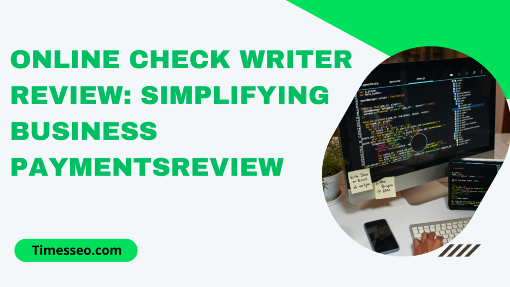 Online Check Writer