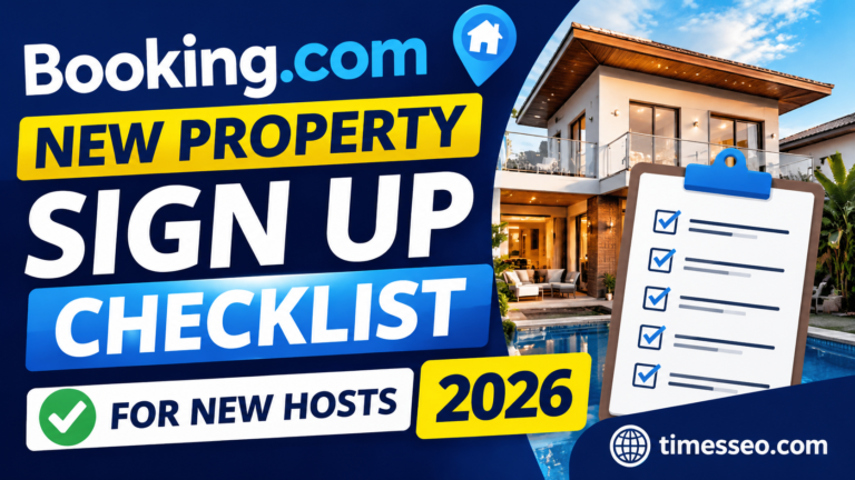 Booking.com New Property Sign Up