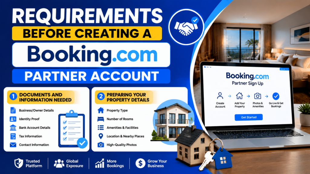 Booking.com New Property Sign Up