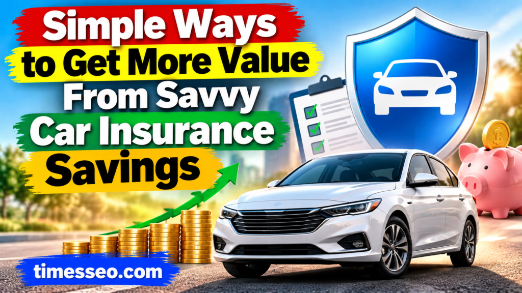 Savvy Car Insurance Savings